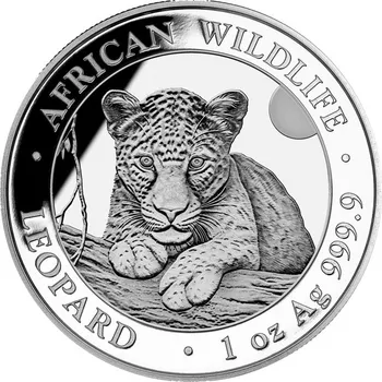 Stříbrná mince 1 Oz African Wildlife Leopard 2025