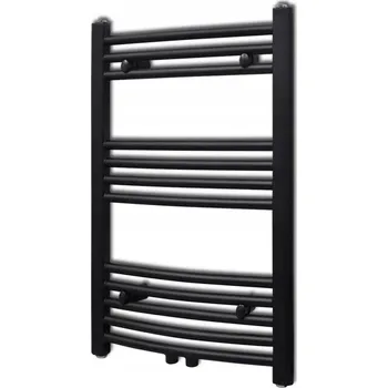 Radiátor Koupelnový radiátor vodní VidaXL 1 W 500 x 764 mm černý