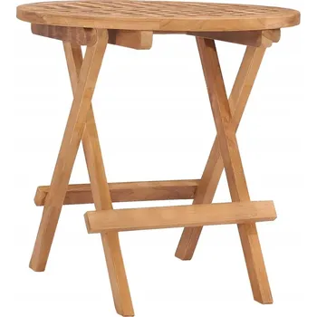 Zahradní stůl Jídelní stůl VidaXL, dřevěný, béžový