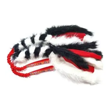 Hračka pro psa Pamlskový Ráj Přetahovadlo pro psa - Chobotnice s umělou kožešinou, velká Vyberte barvu: červená