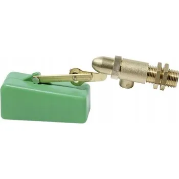 napáječka pro hospodářská zvířata KERBL Mosazný plovákový ventil se zeleným plovákem - s konstantní hladinou vody