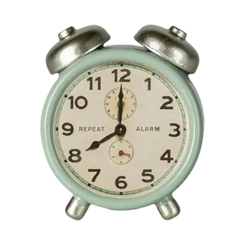 Hračka pro nejmenší Maileg Budík pro myšky - Mint