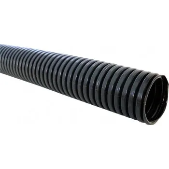 kabelová chránička Trubka ohebná (krkavice) k mechanické ochraně kabelů černá (Trubka ohebná (krkavice) k mechanické ochraně kabelů černá)