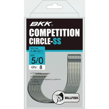 Rybářský háček BKK Háček COMPETITION CIRCLE-SS - BKK Háček COMPETITION CIRCLE-SS Velikost 7/0 6ks