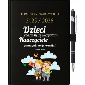 Kalendář Knižkový kalendář pro učitele 2026 A5 černý