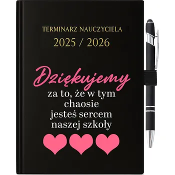 Kalendář Knižkový kalendář pro učitele 2026 A5 černý