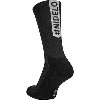 Fotbalové ponožky NIDELO sock Dynamic černá Velikost ponožek: 33-36