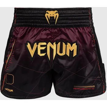 Oblečení pro bojové sporty Muay Thai šortky Venum Tactical XT - Black/Burgundy/Gold Velikost: XXL
