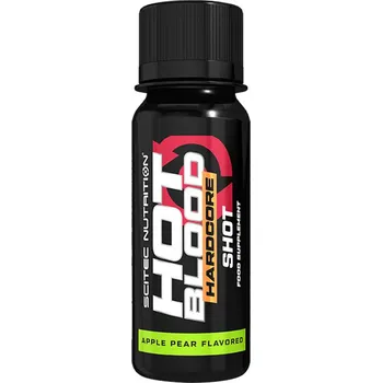 Anabolizér Scitec Nutrition Scitec Hot Blood Hardcore Shot 60 ml Příchuť: Jablko a hruška