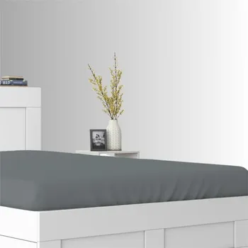 Prostěradlo Froté Prostěradlo S Gumou Do Postýlky 80x180 Tmavě Šedá Premium