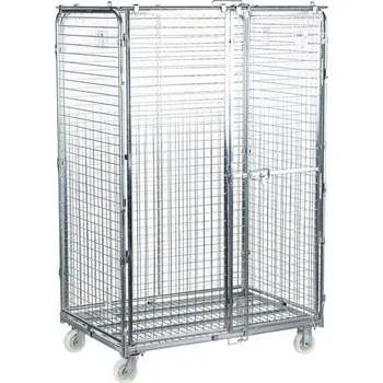 Pojízdný rollkontejner Manutan Expert, do 600 kg, uzamykatelný + Prodloužená záruka na 10 let