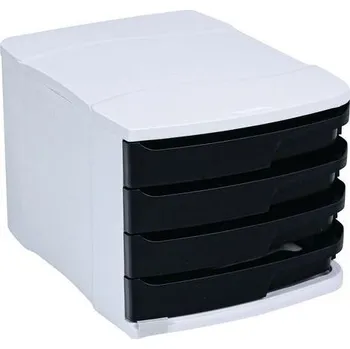 Kartotéka Přihrádkový modul Manutan Expert, 4 zásuvky + Prodloužená záruka na 10 let