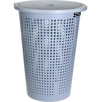 Koš na prádlo Koš na prádlo s víkem 35 l 40 x 52 cm modrý KO-Y54231170modr
