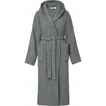 Pánský župan Pánský župan s kapucí Bavlna kapsy, L-192 tmavě šedý, M