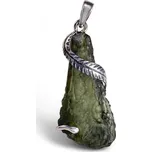 FERNIA, přívěsek - vltavín, stříbro 925/1000