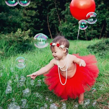 Dívčí sukně Řasená dívčí tutu sukně - 4,6 let