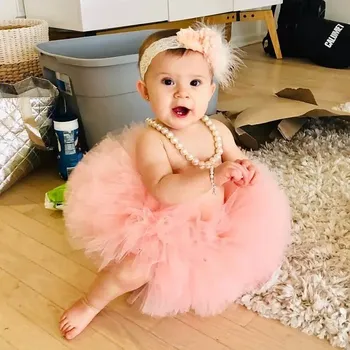 Dívčí sukně Řasená dívčí tutu sukně - 5,6 let