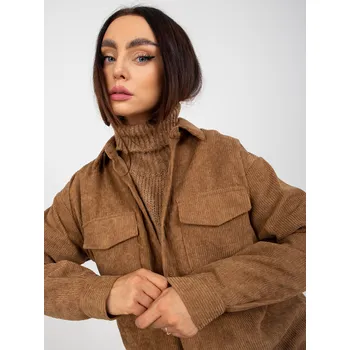 Dámská košile Košile EM-KS-K5041.30 Factory Price Barva: Hnědá, Velikost: S/M