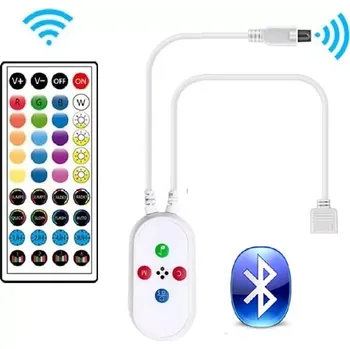 LED osvětlení BL/40 Bluetooth ovladač pro LED pásky DC 5-24V, pro Android, iOS (Bluetooth ovladač a přijímač k multicolor LED pásku)