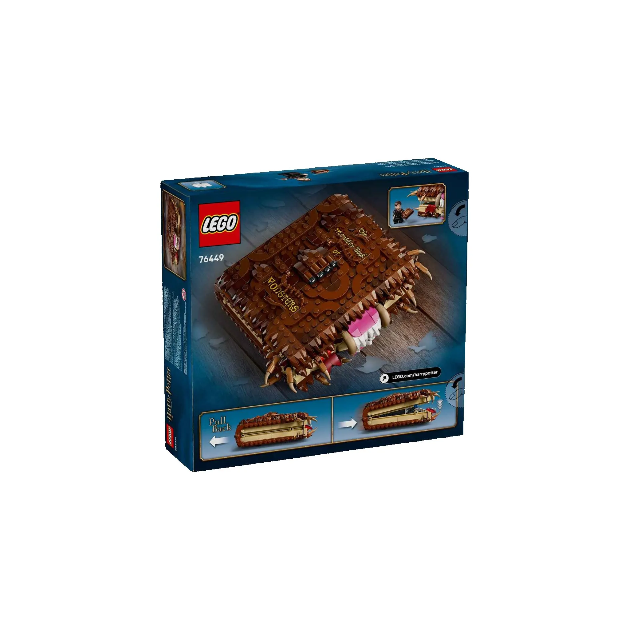 Fotografie 2 - Stavebnice LEGO LEGO Harry Potter 76449 Hryzající kniha Obludné obludárium