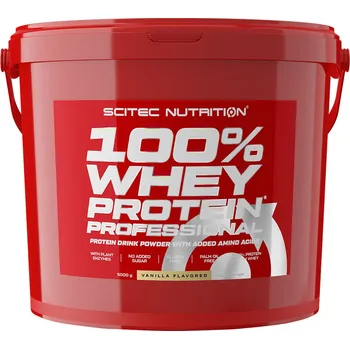 Protein Scitec Nutrition Scitec 100% Whey Protein Professional 5000 g Příchuť: vanilka