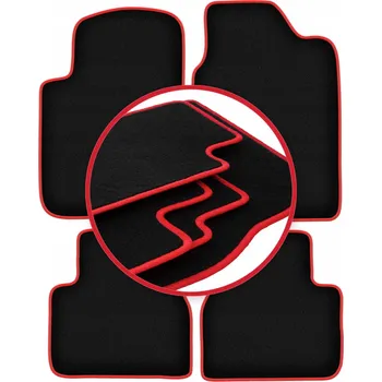 autokoberec Velurové autokoberce Wielganizator, sada 4 kusů