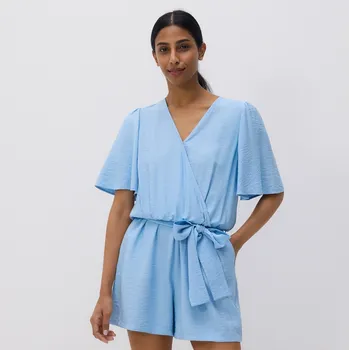 Dámské šaty Reserved - Viskózový overal - bleděmodrá - YT268-05X - YT268-05X-M