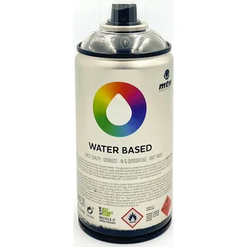 Barva ve spreji BÍLÝ POLOPRŮHLEDNÝ LAK NA VODNÍ BÁZI MONTANA 300ml