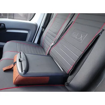 Moto bunda Potah na sedadlo CRAFTER BUS šedý s přístupem k loketní opěrce