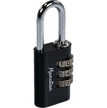 Visací zámek Visací kódový zámek Manutan Expert, 26,3 x 28,5 mm + Prodloužená záruka na 10 let