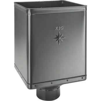 okap KJG sběrný kotlík design 100 mm / pozink RAL 7016 antracit