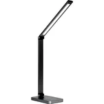 Platinet stolní LED lampa 10W stmívatelná, dotykové ovládání, bezdrátové nabíjení, USB port, černá