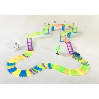 autodráha DAALO Dvoupatrová autodráha s autíčkem