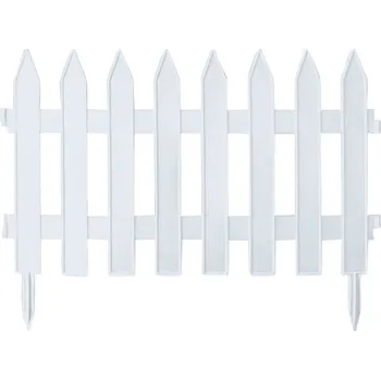 Plot Prosperplast Zahradní plastový plot 3,2 m, výška 35 cm - GARDEN CLASSIC Barva: Bílá