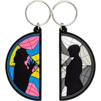 Wednesday: Enid and Wednesday window - Přívěšek na klíče