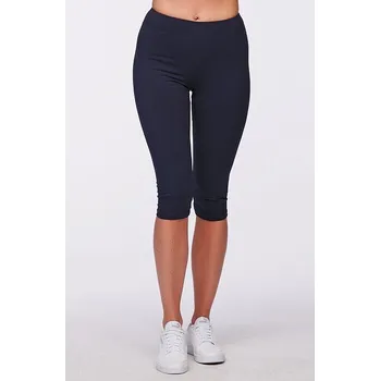 Dámské kalhoty Sportovní bavlněné modré dámské 3/4 kalhoty 259 velikost XS