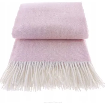 deka Deka s třásněmi 150x200 cm novozélandská vlna růžová