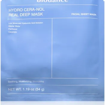 Pleťová maska Biodance Hydro Cera-nol Real Deep Mask hydratační pleťová maska se zklidňujícím účinkem 34 g