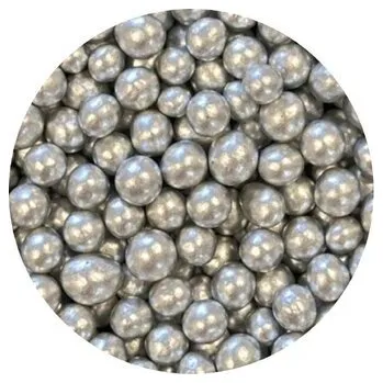Přisada na vaření a pečení Cukrovo-rýžové perly stříbrné 7mm 1kg - I LOVE CAKES