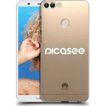 Pouzdro na mobilní telefon Picasee silikonový průhledný obal pro Huawei P Smart - Picasee - new logo - white
