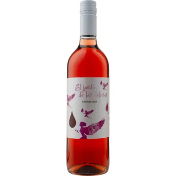 Víno El jardín de las delicias Merlot rosé polosuché