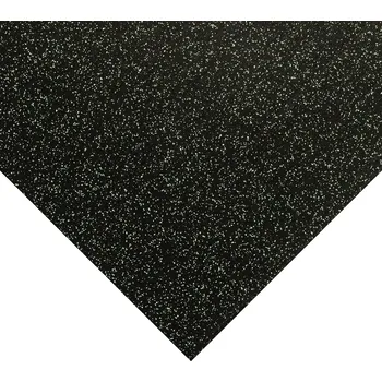 Rohožka Černo-zelená gumová podlahová deska (role) FLOMA FitFlo SM1050 - délka 10 m, šířka 125 cm, výška 0,3 cm