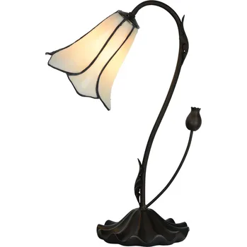 Lampička Stolní lampa ve tvaru květu Tiffany Cloches - Ø 17 * 43 cm E14 / max 1 * 25W