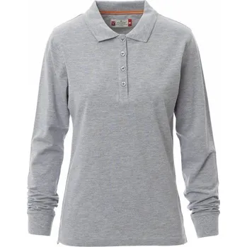 Dámské tričko Payperwear Dámská polokošile Florence v melírové variantě Barva: šedá melange, Velikost: XS