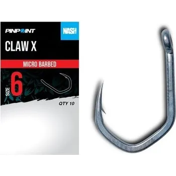 Rybářský háček Nash Háčky Claw X Micro Barbed vel. 2 10 ks