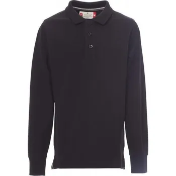 Chlapecké tričko Payperwear Dětská polokošile Florence se 3 knoflíky Barva: Černá, Velikost: 9-10 let