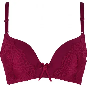 Podprsenka Alžběta podprsenka vyztužená bez kostic 9111 80B vínová