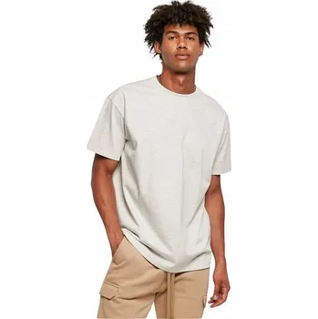 Pánské tričko Teplé pánské bavlněné oversize triko Urban Classics Barva: šedá světlá, Velikost: XS