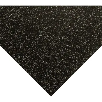 Rohožka Černo-žlutá gumová podlahová deska (role) FLOMA FitFlo SM1050 - délka 10 m, šířka 125 cm, výška 0,2 cm - 81502845