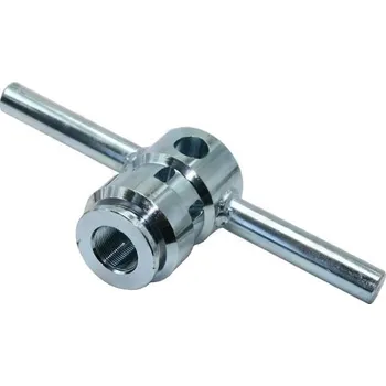 Příslušenství pro přívěs Matice - klika k čepu M28x1,5 ke KHV (bez pojistky), KNOTT (Matice - klika k čepu M28x1,5 ke KHV (bez pojistky), KNOTT )